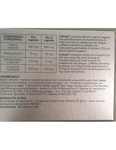COLESIA 30 CAPSULE MOLLI