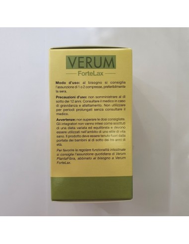 VERUM FORTELAX COMPRESSE 80CPR