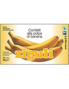 ZIGULI BANANA 36 PALLINE 22 G